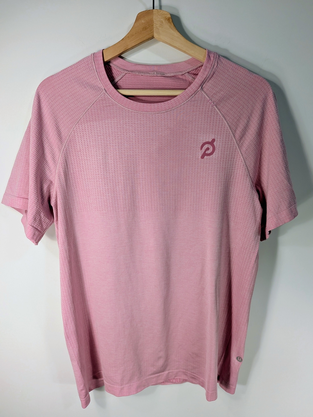 Lululemon x Peloton Metal Vent Tech Short Sleeve Shirt Men's M Pink